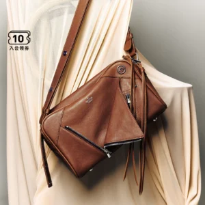 GROTO 25 Years New SoftCollar Bowling Bag Sheepskin Shoulder Bag Small Medium Crossbody Bag